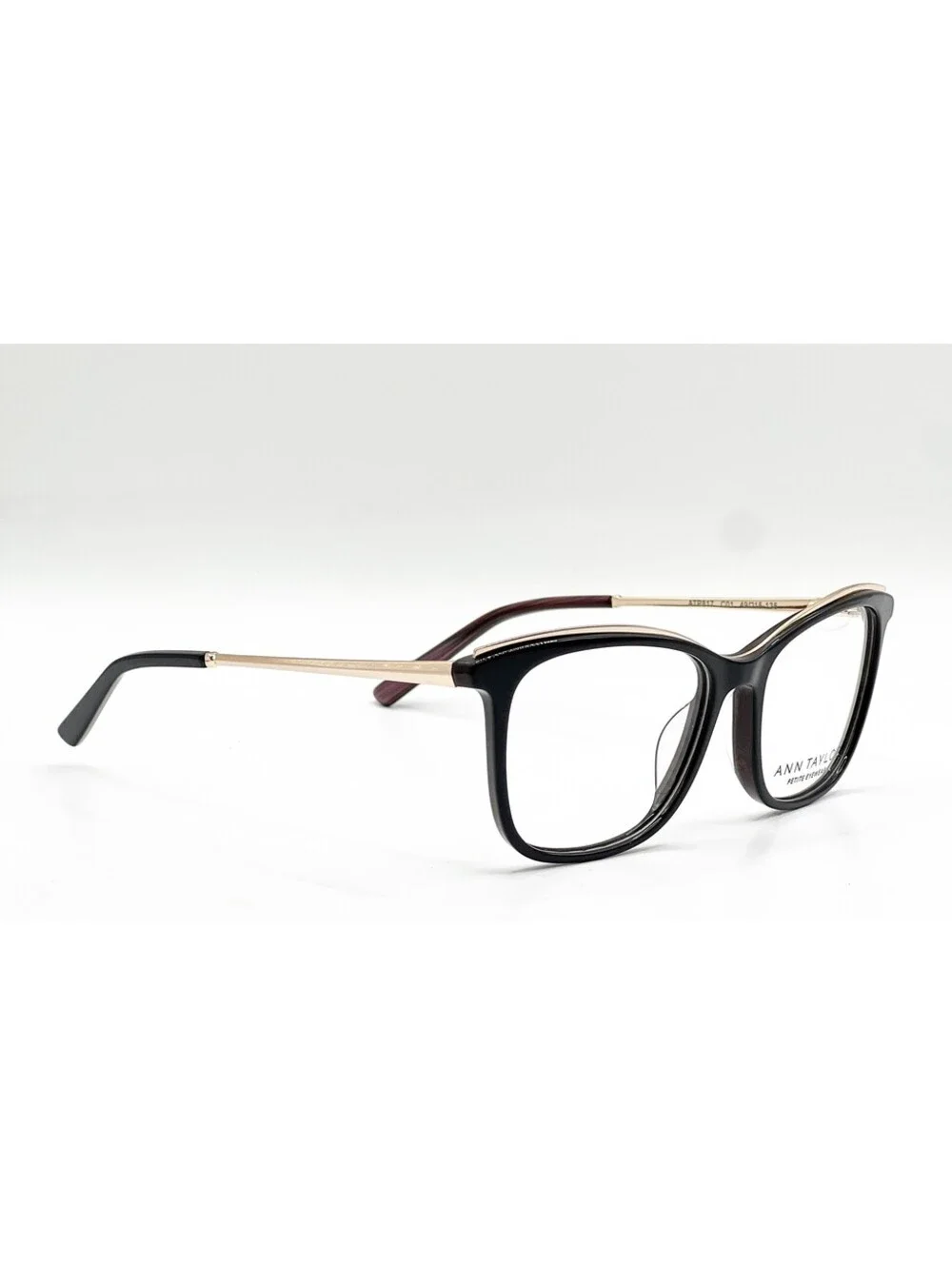Ann Taylor Atp817 C01 Black/Gold Authentic Eyeglasses 49-15-135